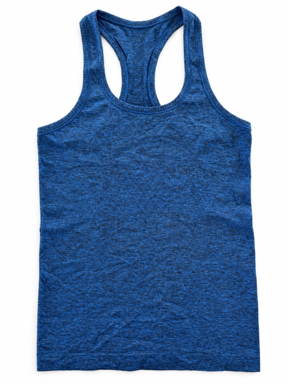 Lululemon Swiftly Tech Racerback Tank Heathered Blue Seamless